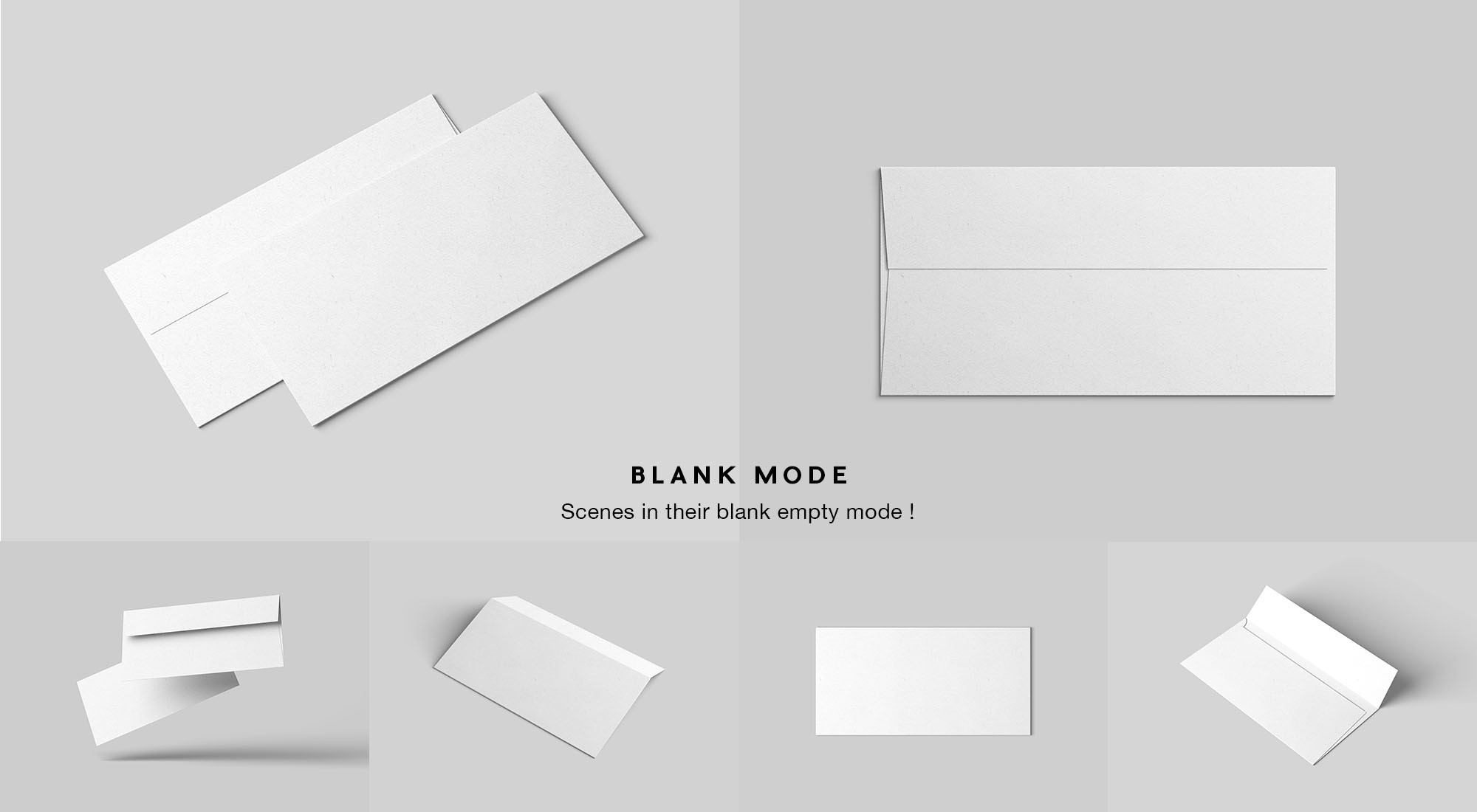 简洁精致的标准DL信封样机 Standard Dl Envelope Mockup_img_2