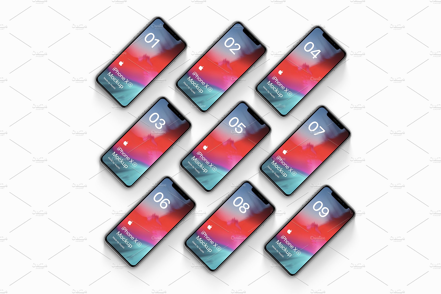 5k超清的iPhone XR 20样机场景 iPhone XR 20 Mockups Scenes_img_2