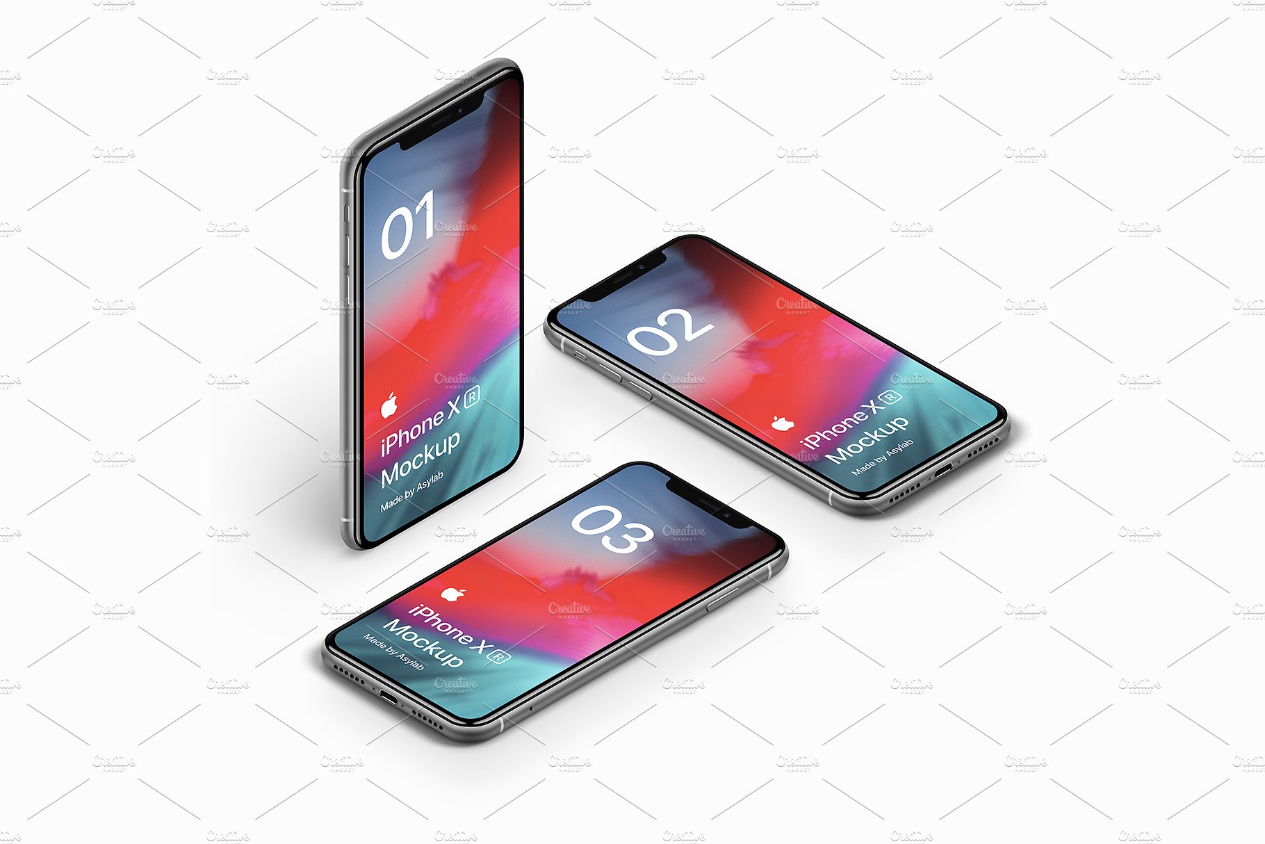 5k超清的iPhone XR 20样机场景 iPhone XR 20 Mockups Scenes_img_2