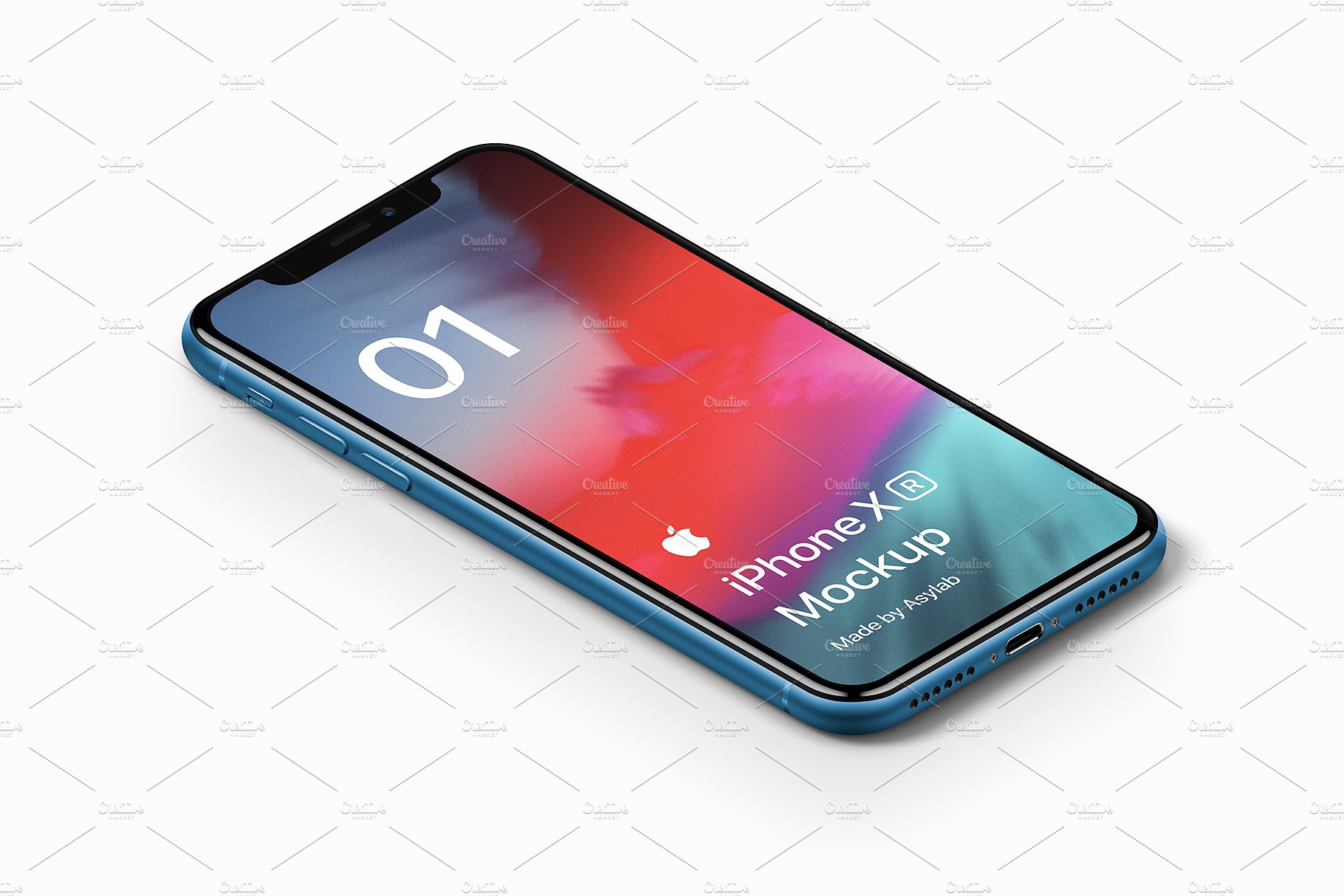 5k超清的iPhone XR 20样机场景 iPhone XR 20 Mockups Scenes_img_2