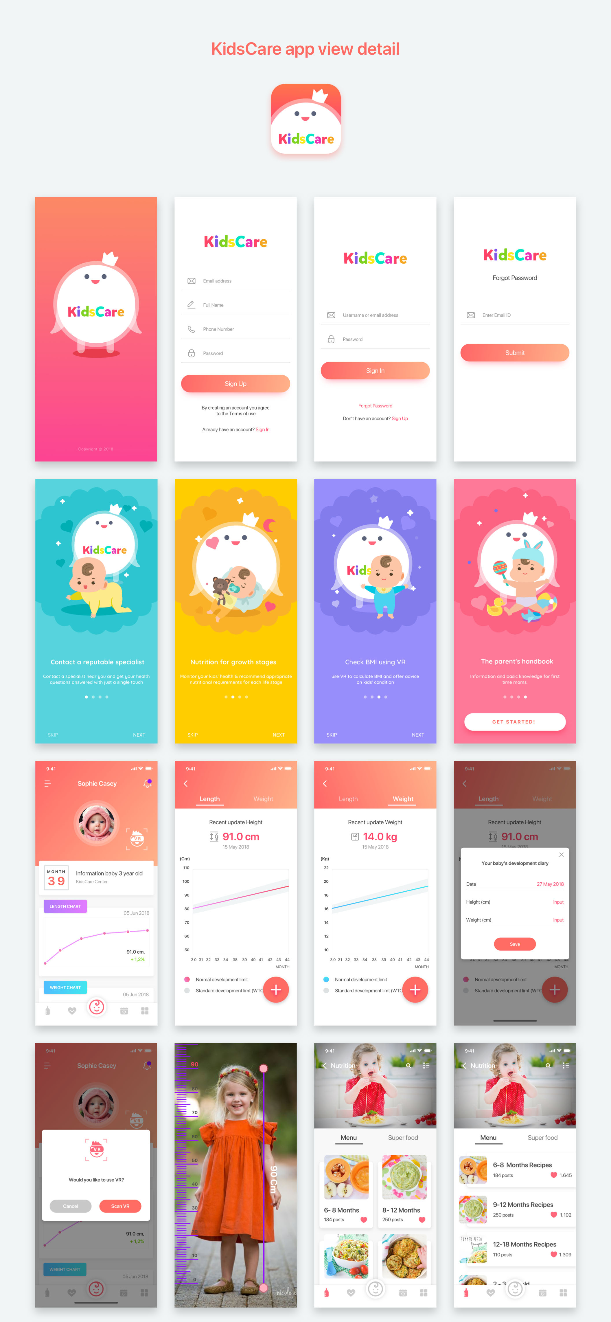 儿童保健利用UI套件 Kids Care UI Kit_img_2