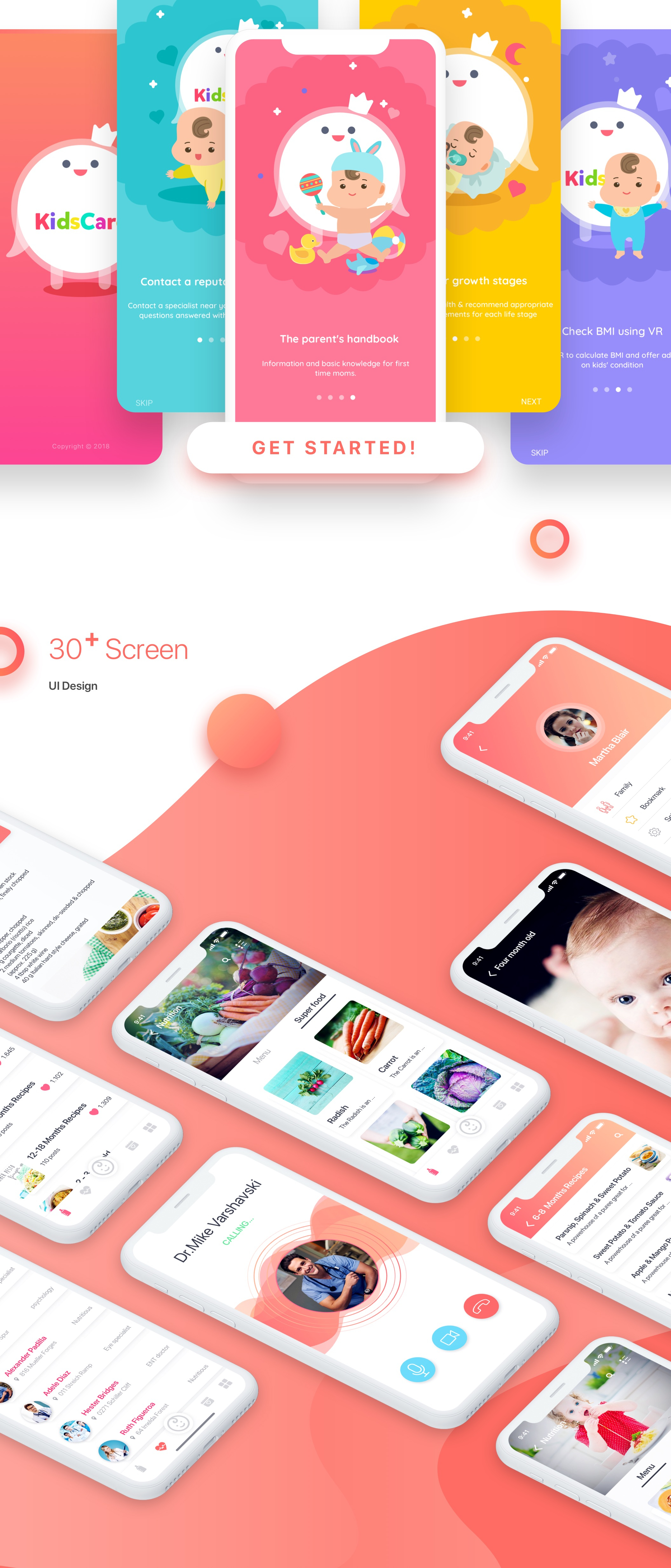 儿童保健利用UI套件 Kids Care UI Kit_img_2