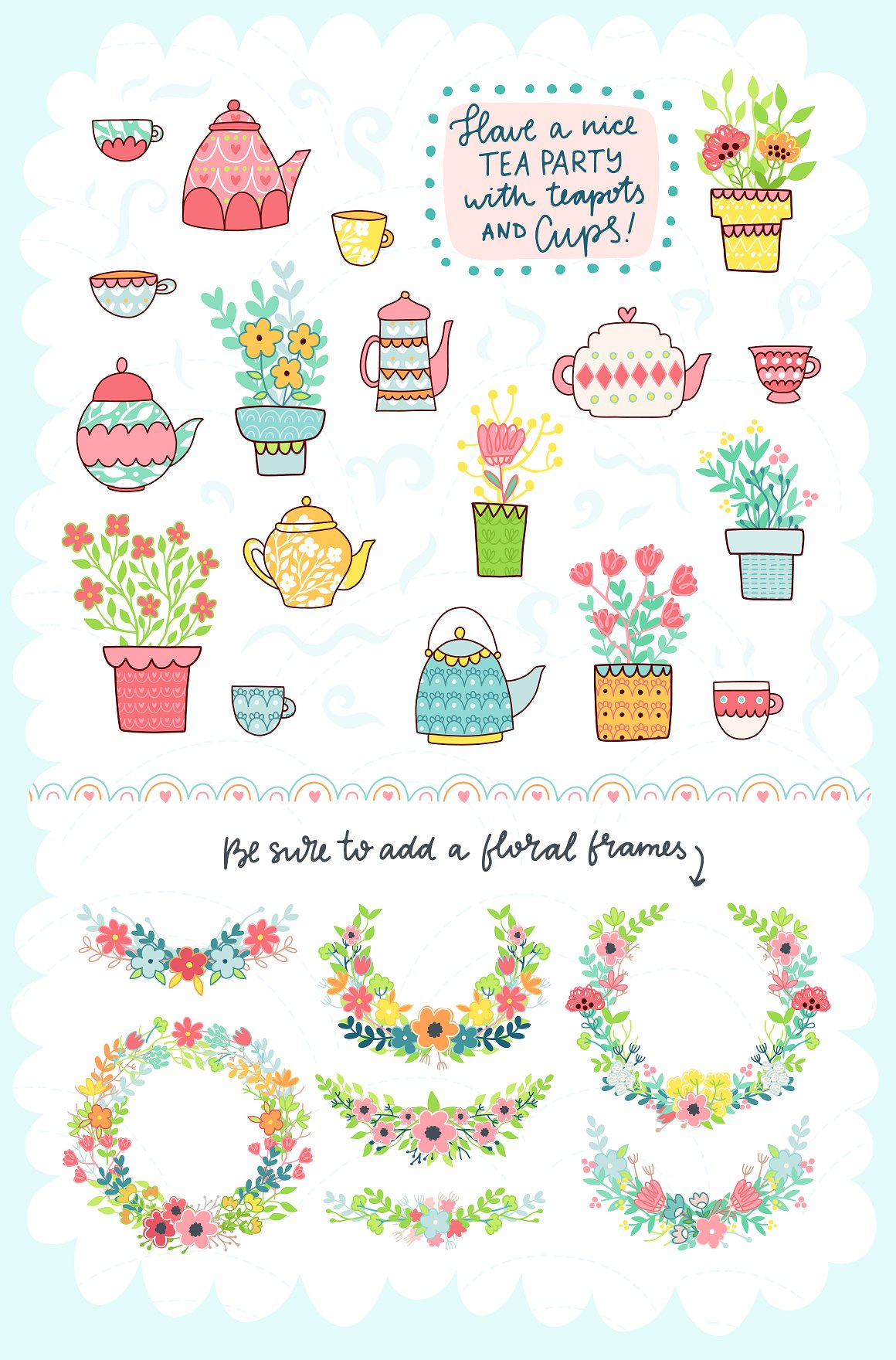 350款美妙清新的春天元素剪贴画集合 350 Spring is Here! Graphics & Patterns_img_2
