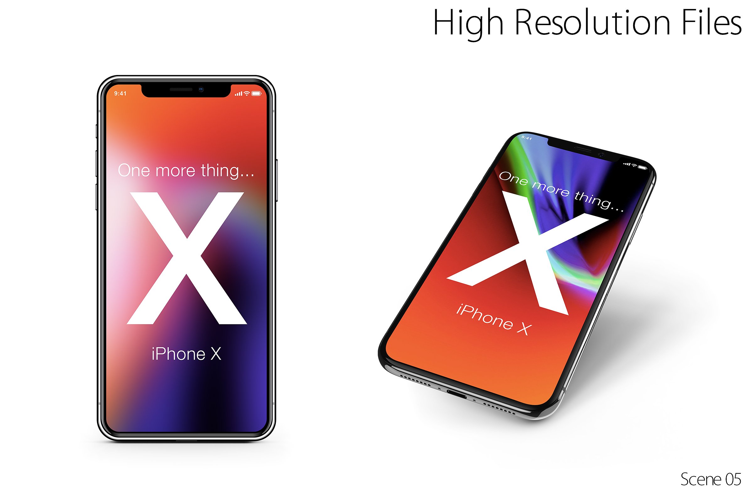 10个不同角度的iPhone X展示样机 10 iPhone X Mock-ups Pack_img_2