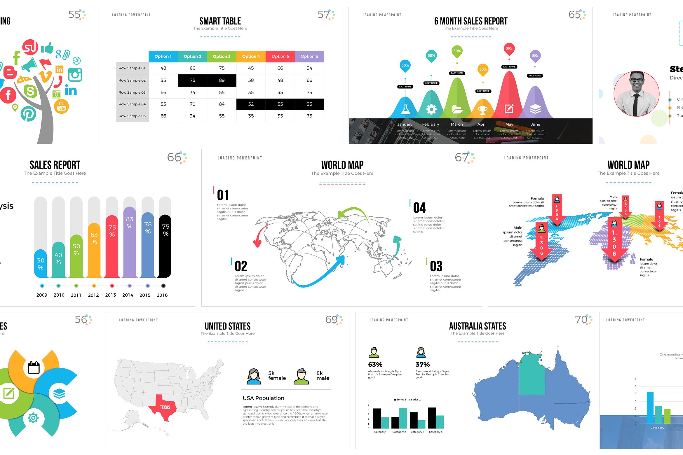 多功能的企业介绍PPT模板 Loading PowerPoint Template_img_2