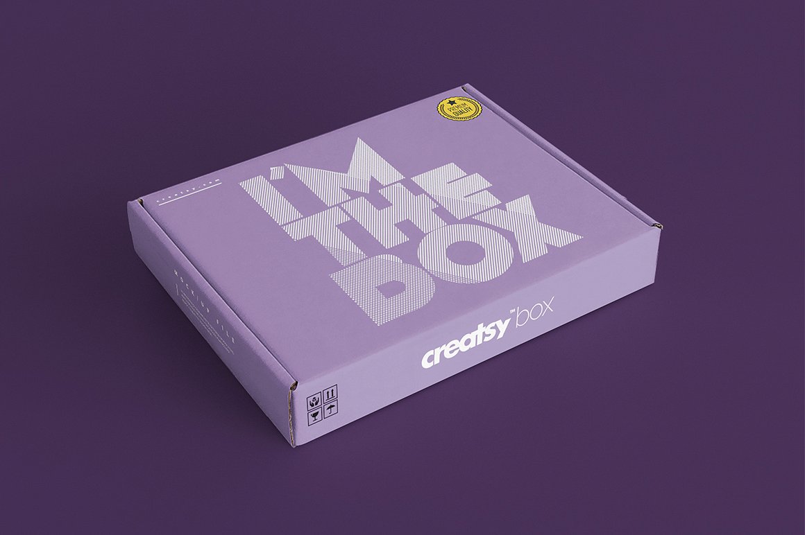 2套快递包裹箱子样机 2 Mailing Box Mockup Set_img_2