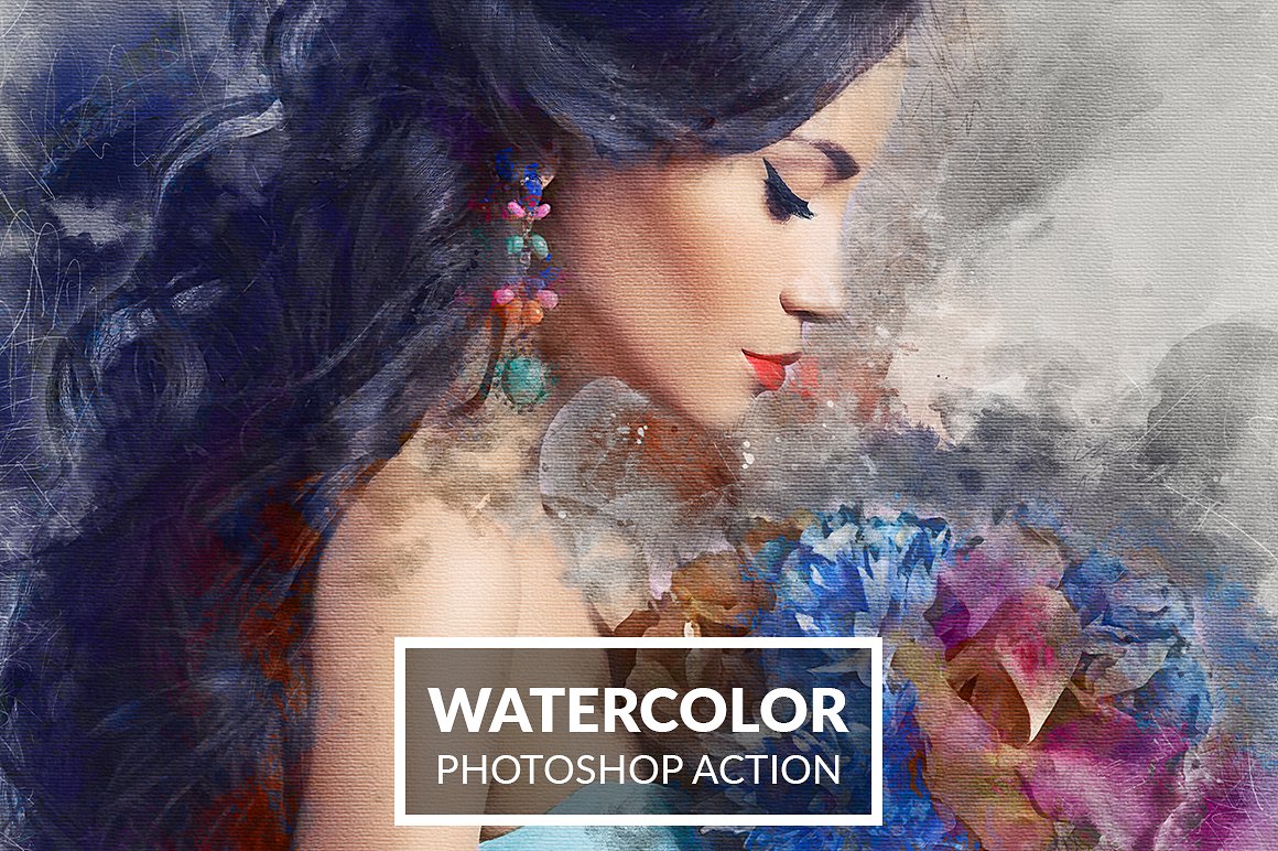 专业的照片水彩效果PS动作 Watercolor Photoshop Action_img_2