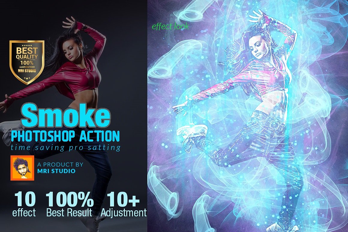 炫酷的烟雾PS动作 Smoke Photoshop Action_img_2