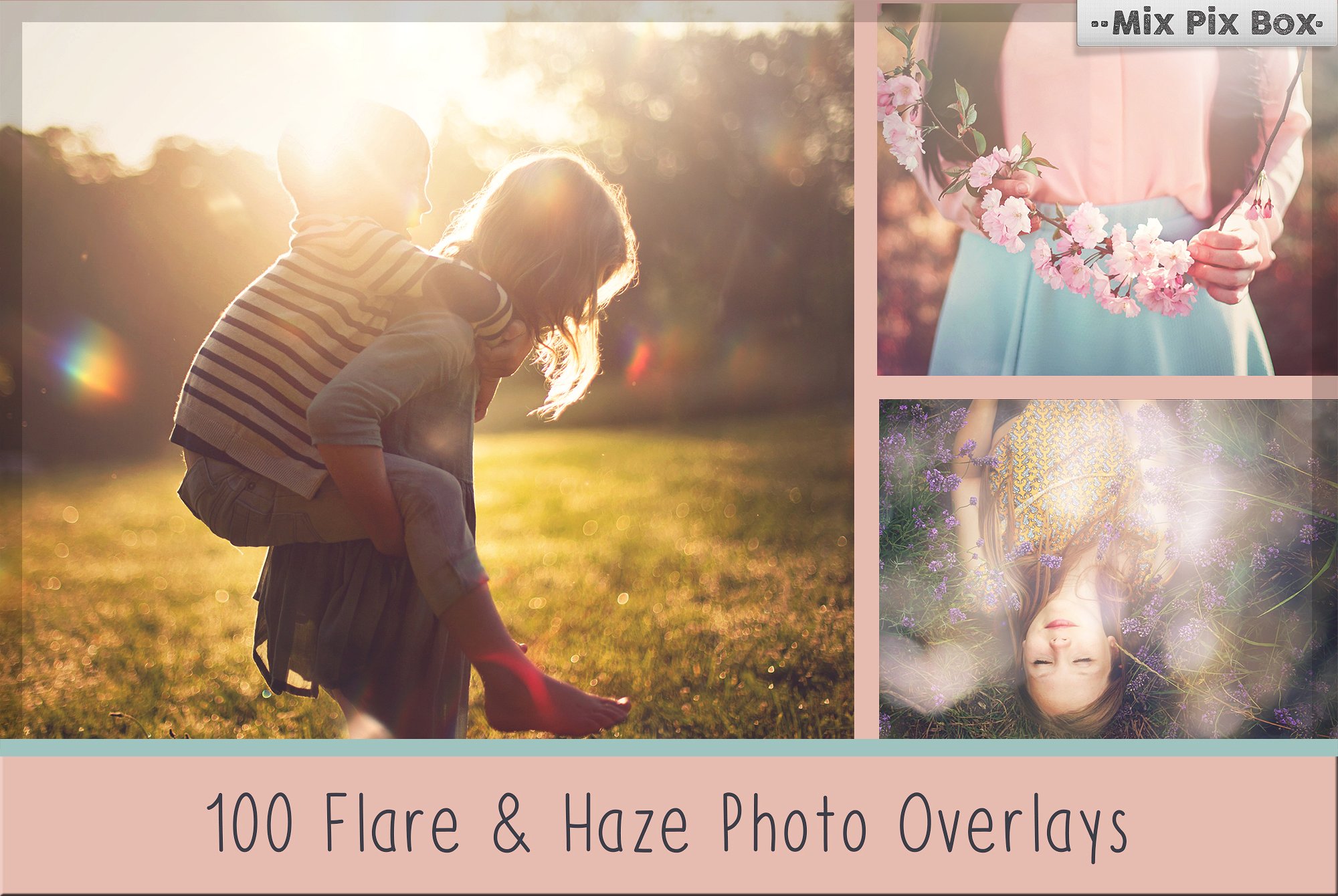 100种太阳耀斑和霾背景叠层素材 100 Sun Flare & Haze Overlays_img_2