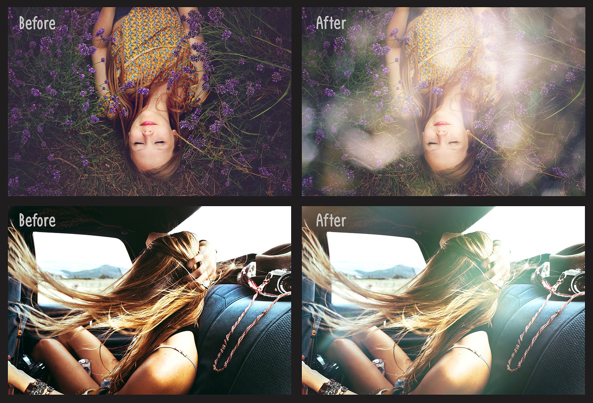 100种太阳耀斑和霾背景叠层素材 100 Sun Flare & Haze Overlays_img_2