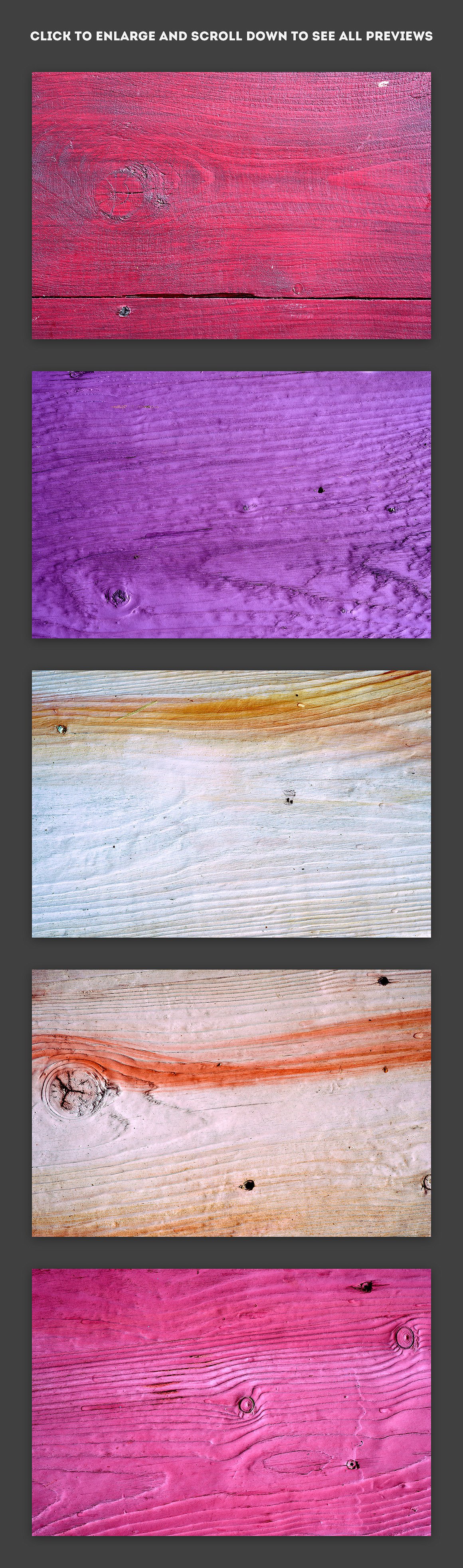35种高分辨率木质背景纹理 35 Colored & Weathered Wood Textures_img_2