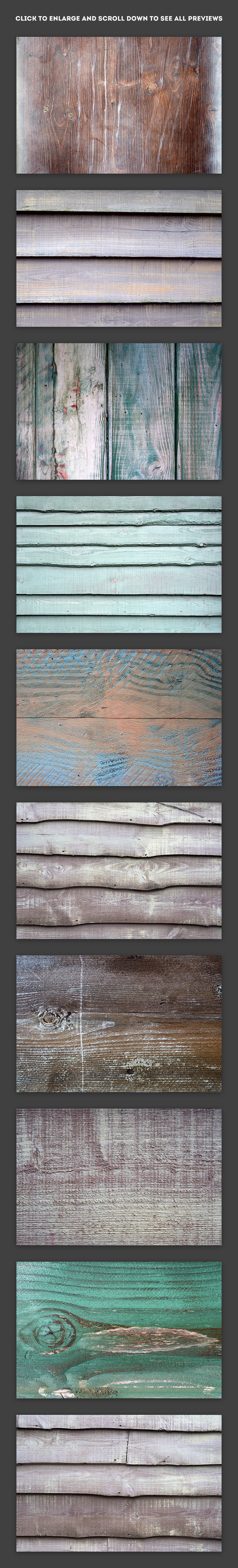 35种高分辨率木质背景纹理 35 Colored & Weathered Wood Textures_img_2