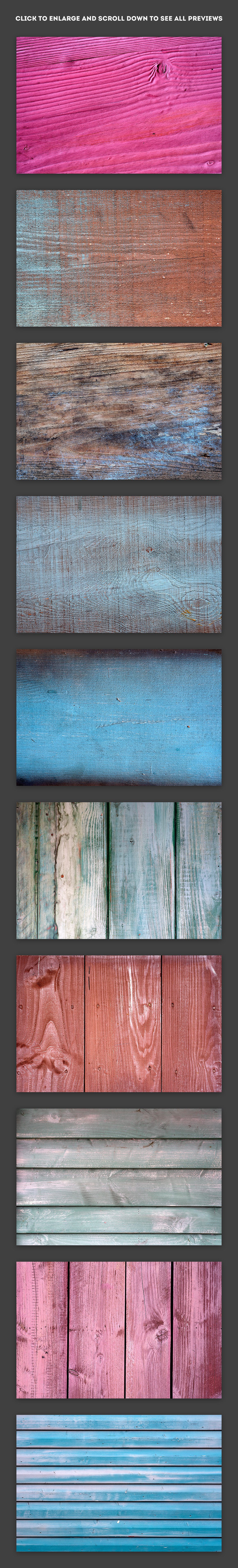 35种高分辨率木质背景纹理 35 Colored & Weathered Wood Textures_img_2