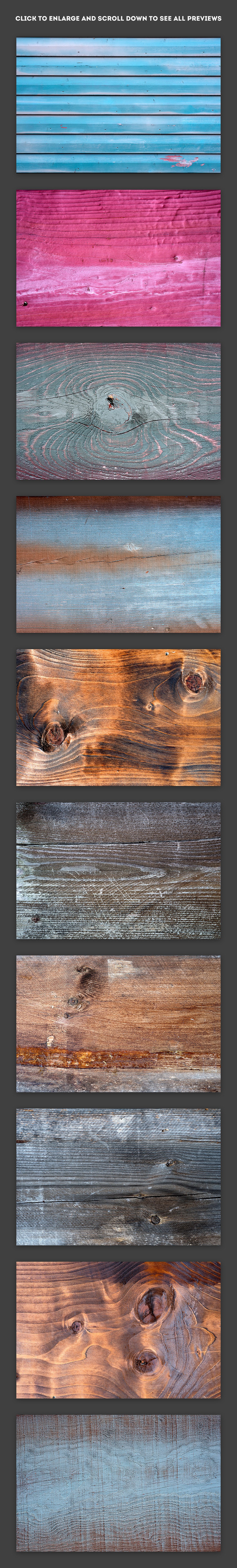 35种高分辨率木质背景纹理 35 Colored & Weathered Wood Textures_img_2