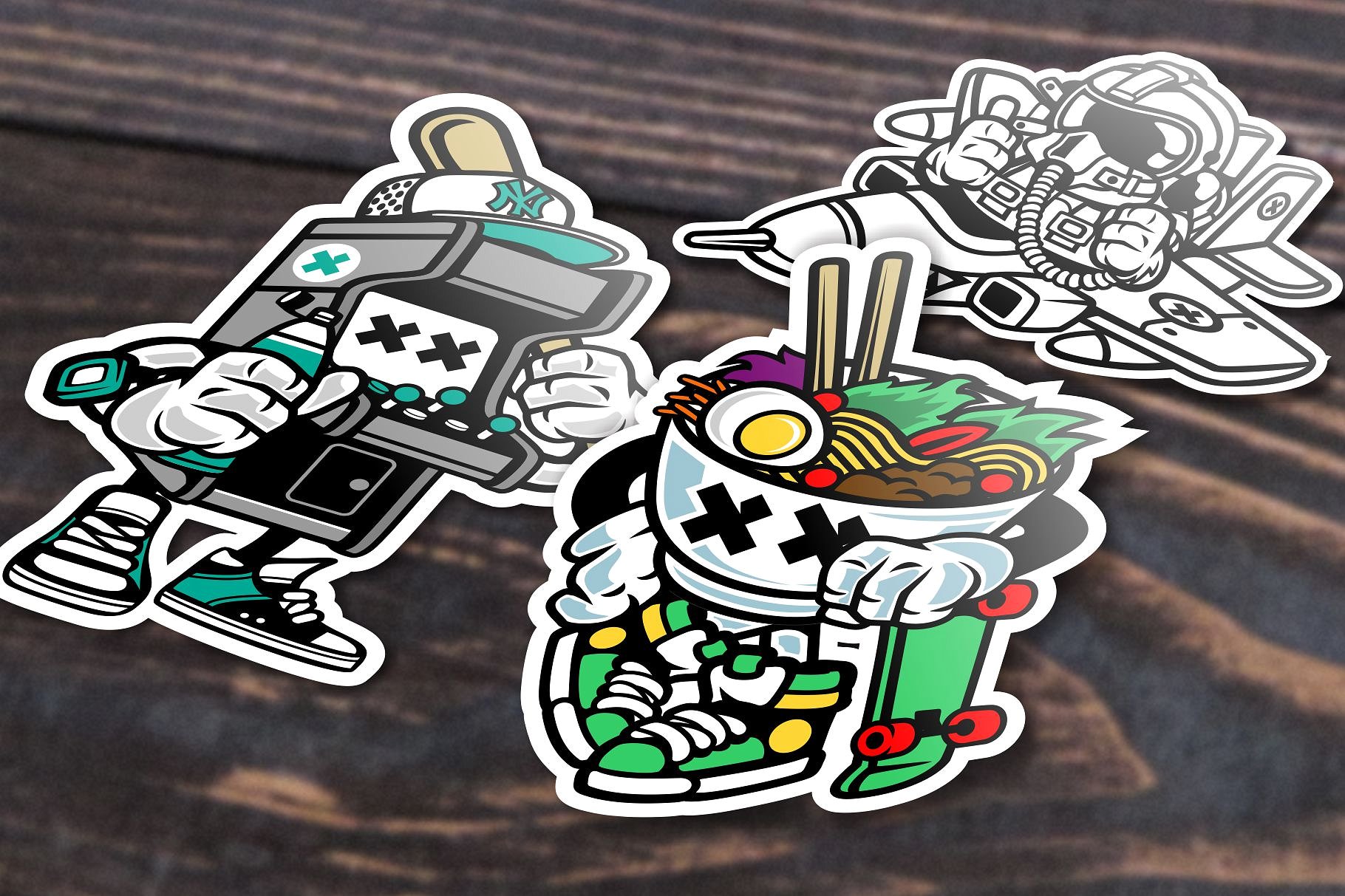 98款创意卡通矢量文件包 98 Cartoon Vector Bundle_img_2
