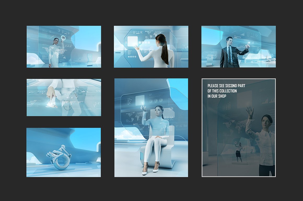 未来虚拟生活分层PSD包 Future Life Layered PSD Pack_img_2