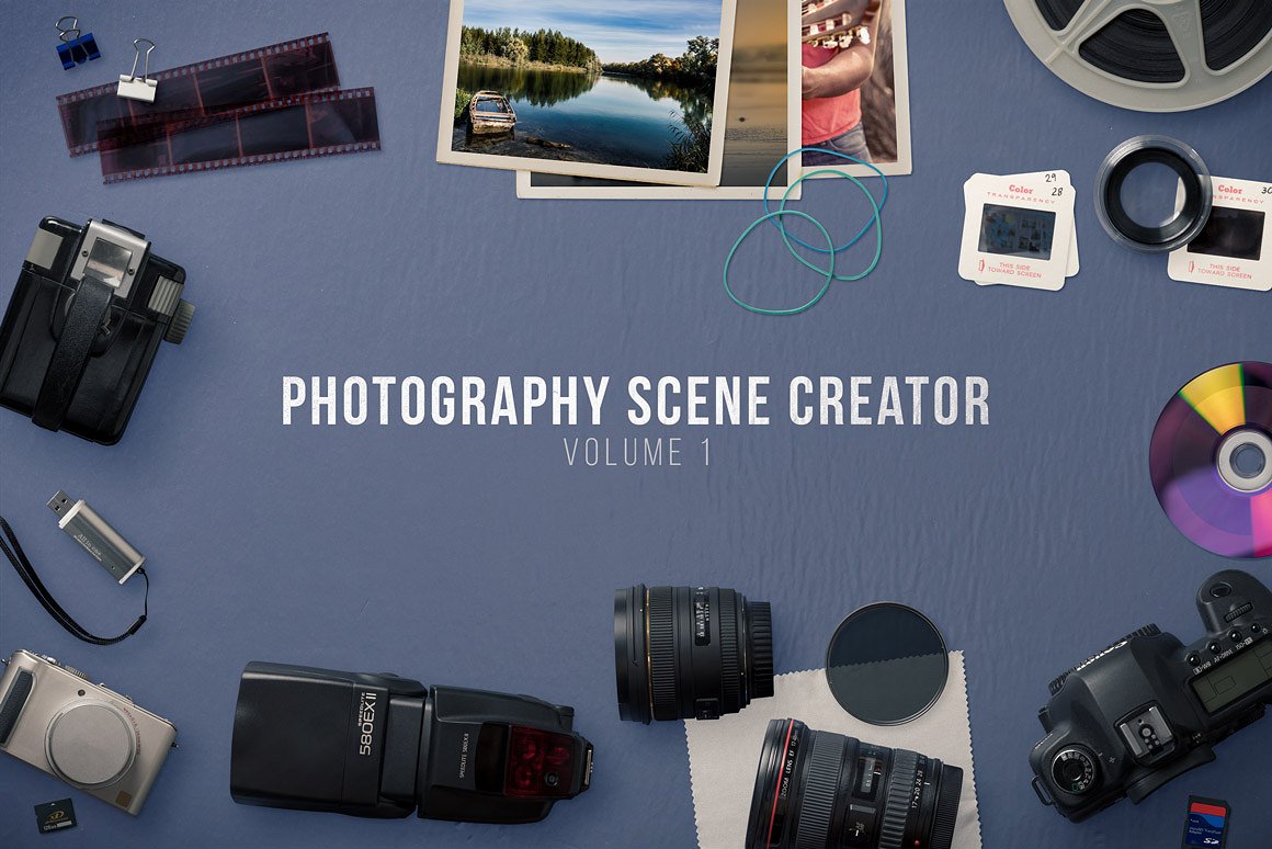摄影场景展示样机集合 Photography Scene Creator Volume_img_2