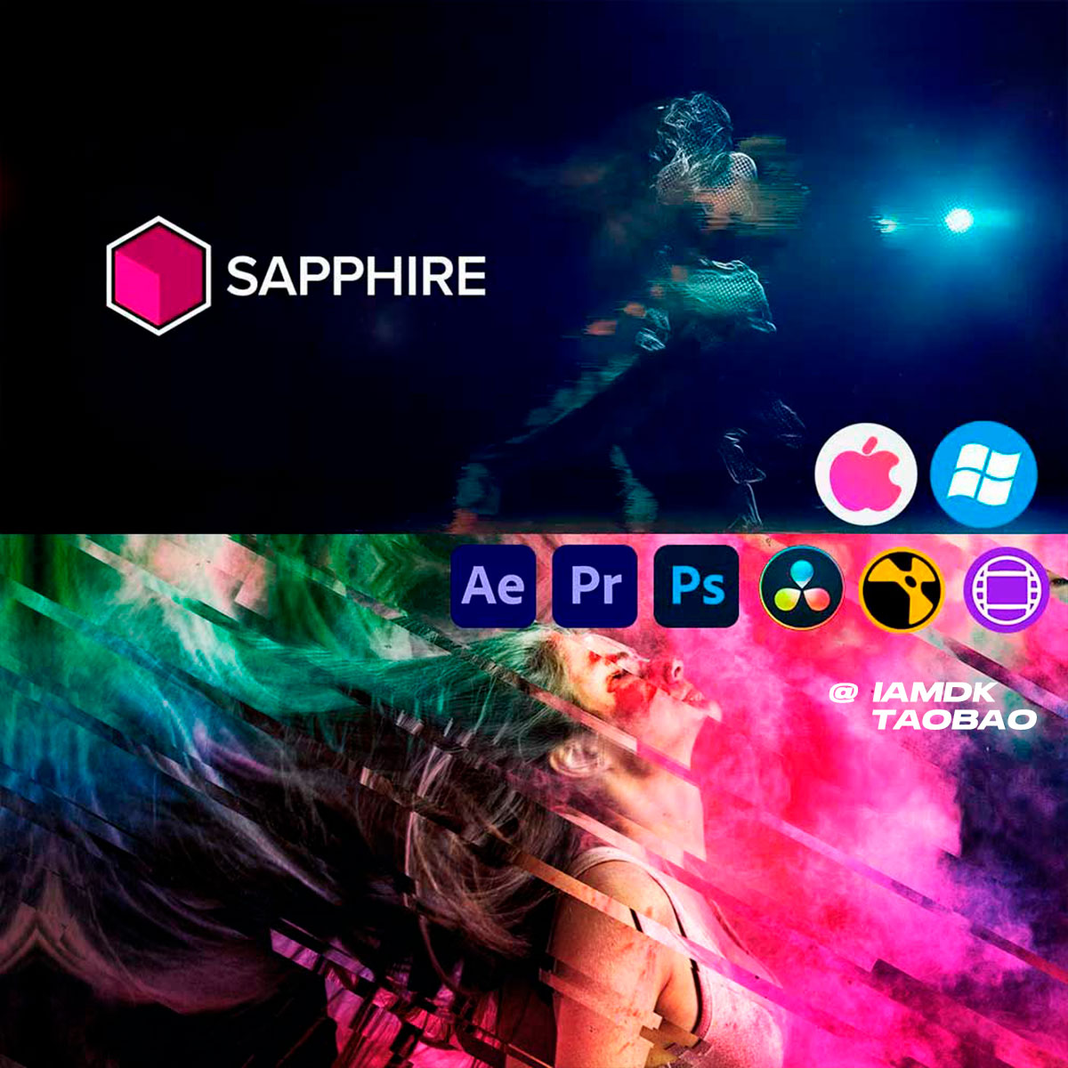 蓝宝石2024 AE/PR/PS/达芬奇/Nuke视频特效转场插件Win/Mac英文版 BorisFX Sapphire 2024插图