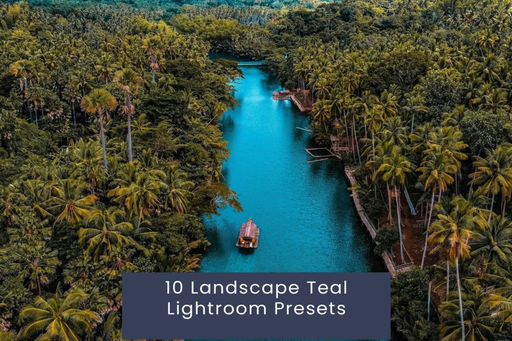 10组复古蓝绿色景观电影婚礼博主摄影照片调色Lightroom预设 10 Landscape Teal Lightroom Presets插图