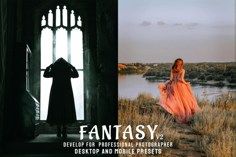 时尚复古怀旧电影美学旅行街头摄影照片调色Lightroom预设 Fantasy – Desktop & Lightroom Presets v2插图