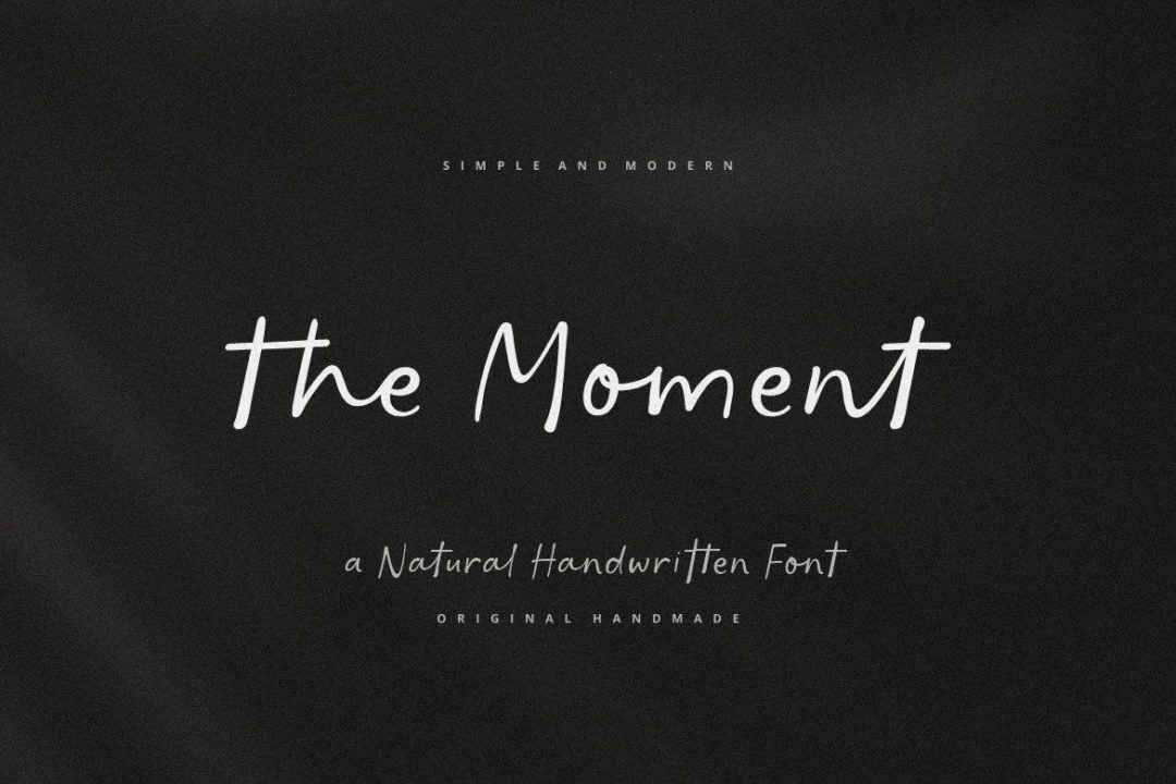 the-moment-font-1