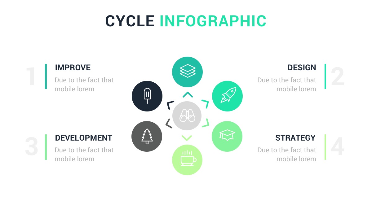 图表样式丰富的PPT模板 Free Infographic Powerpoint Template_img_3