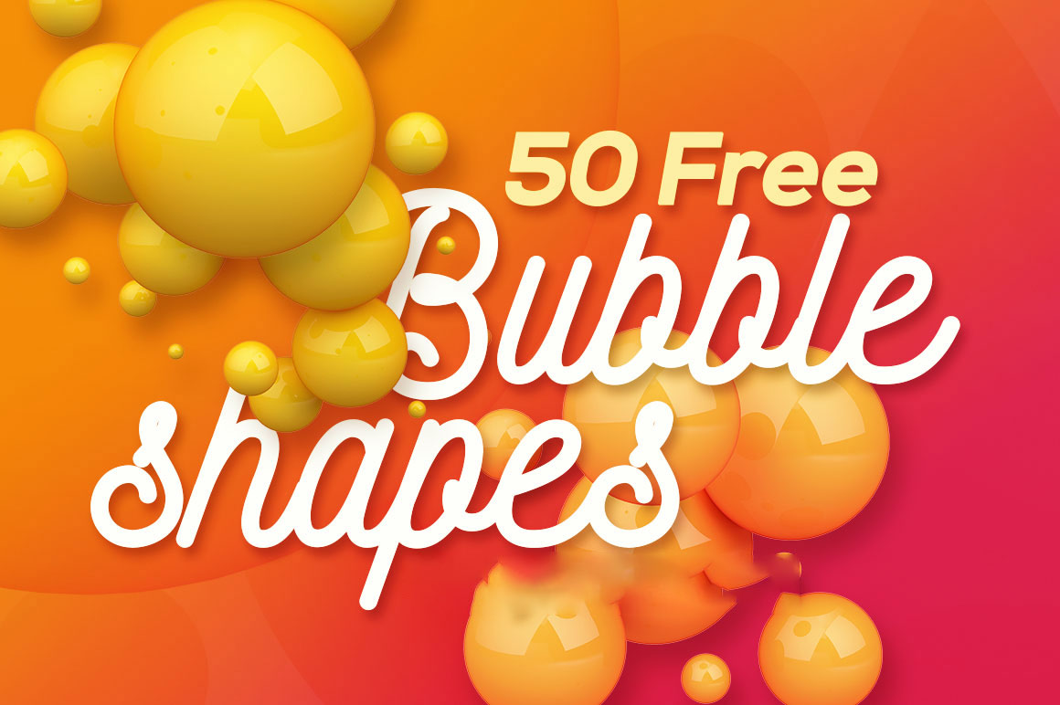 50个3D彩色气泡 Free Colorfull 3D Bubbles_img_3