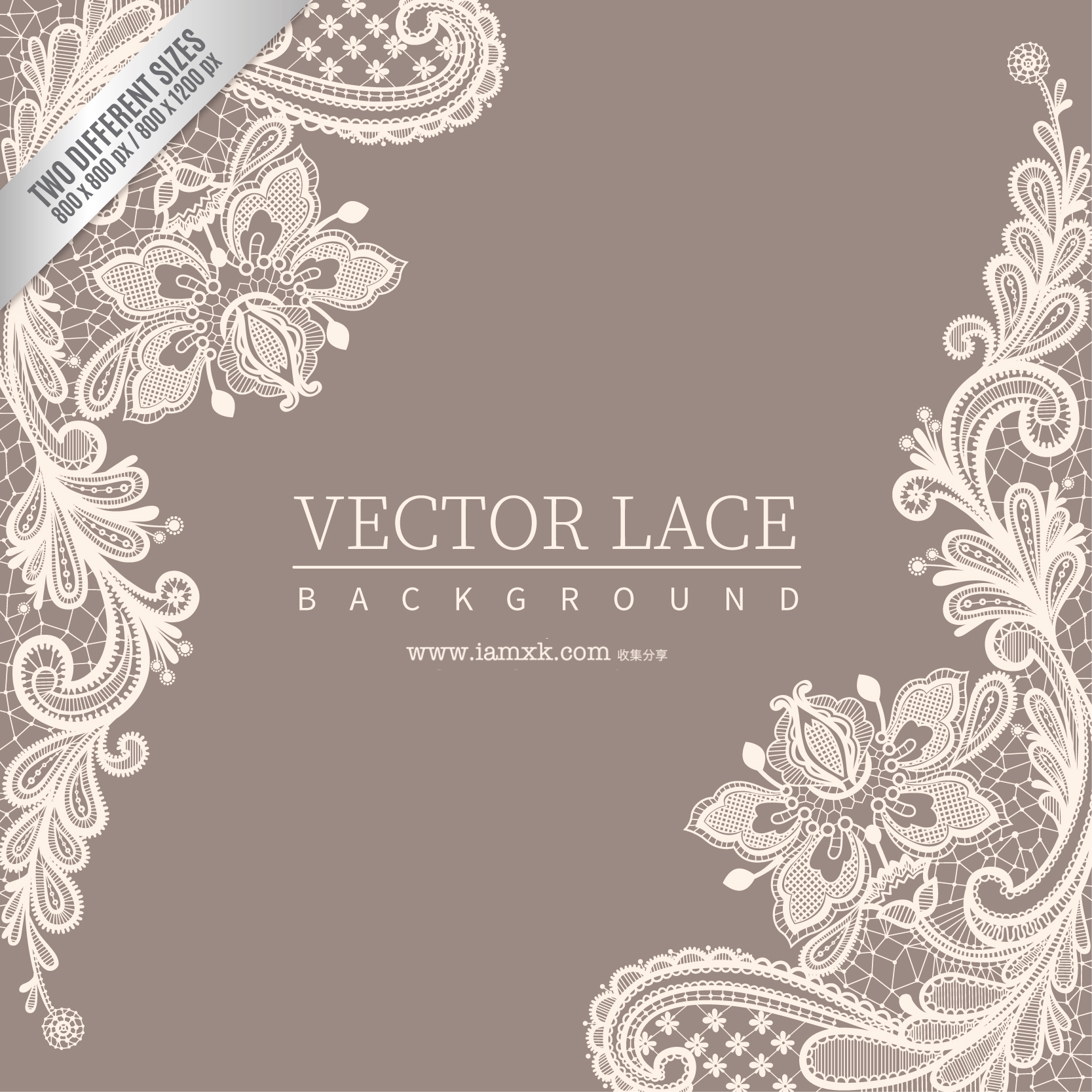 花边装饰背景 Ornamental lace background_img_3