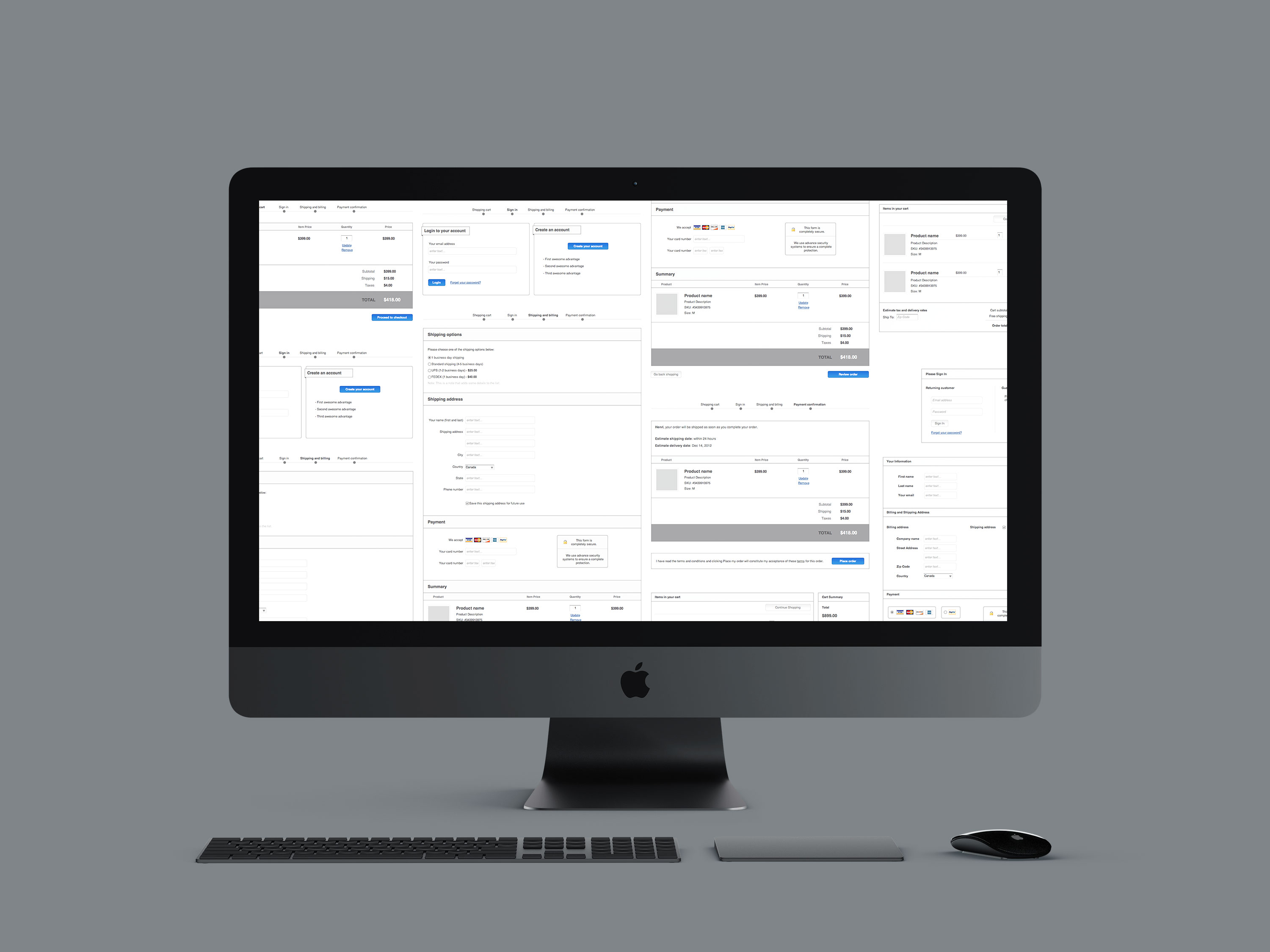 Totalwireframe 原型素材系列之 Checkout Library [for Axure]_img_3