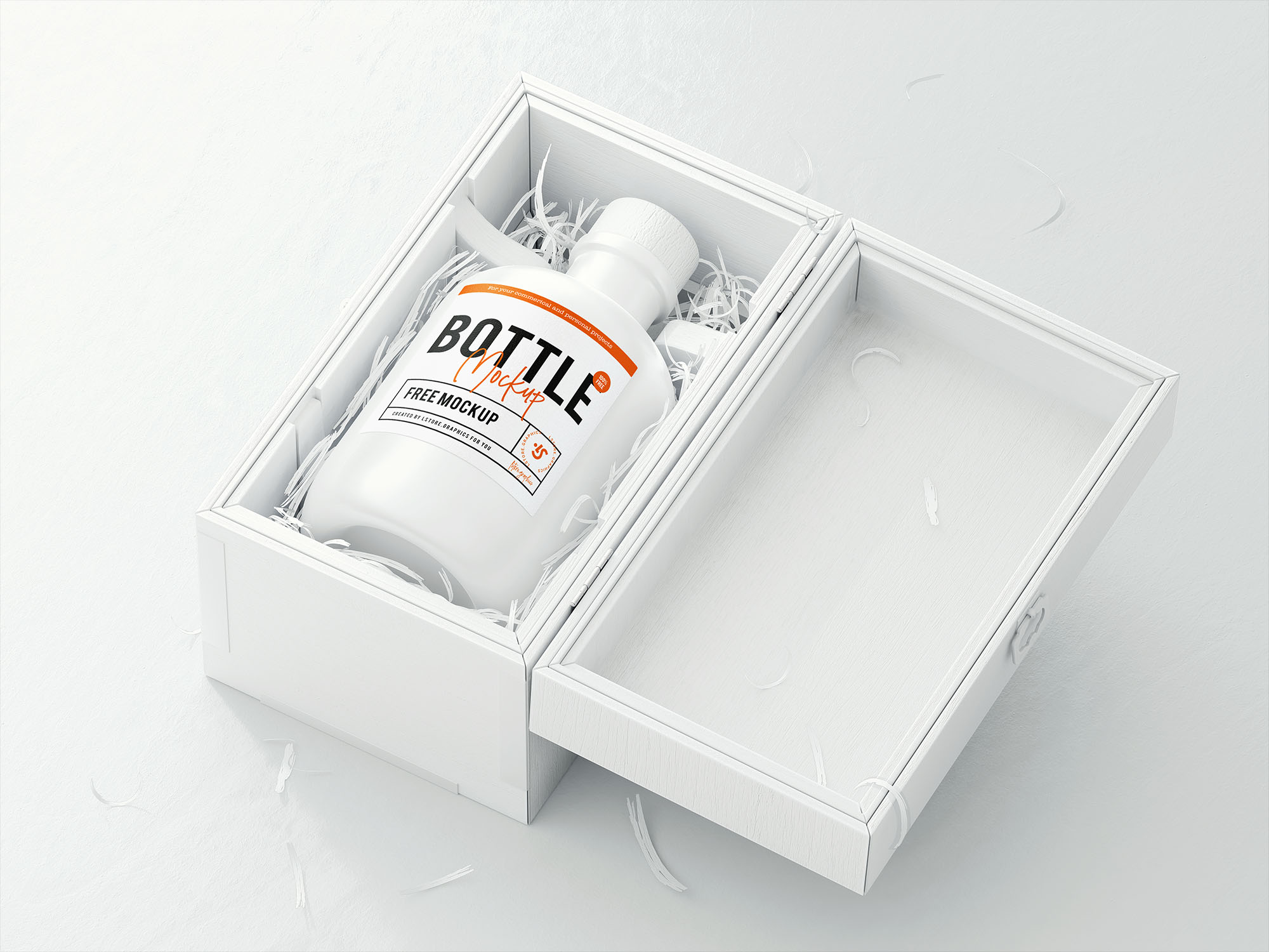 化妆品瓶罐样机模板 Bottle Logo Mockup_img_3