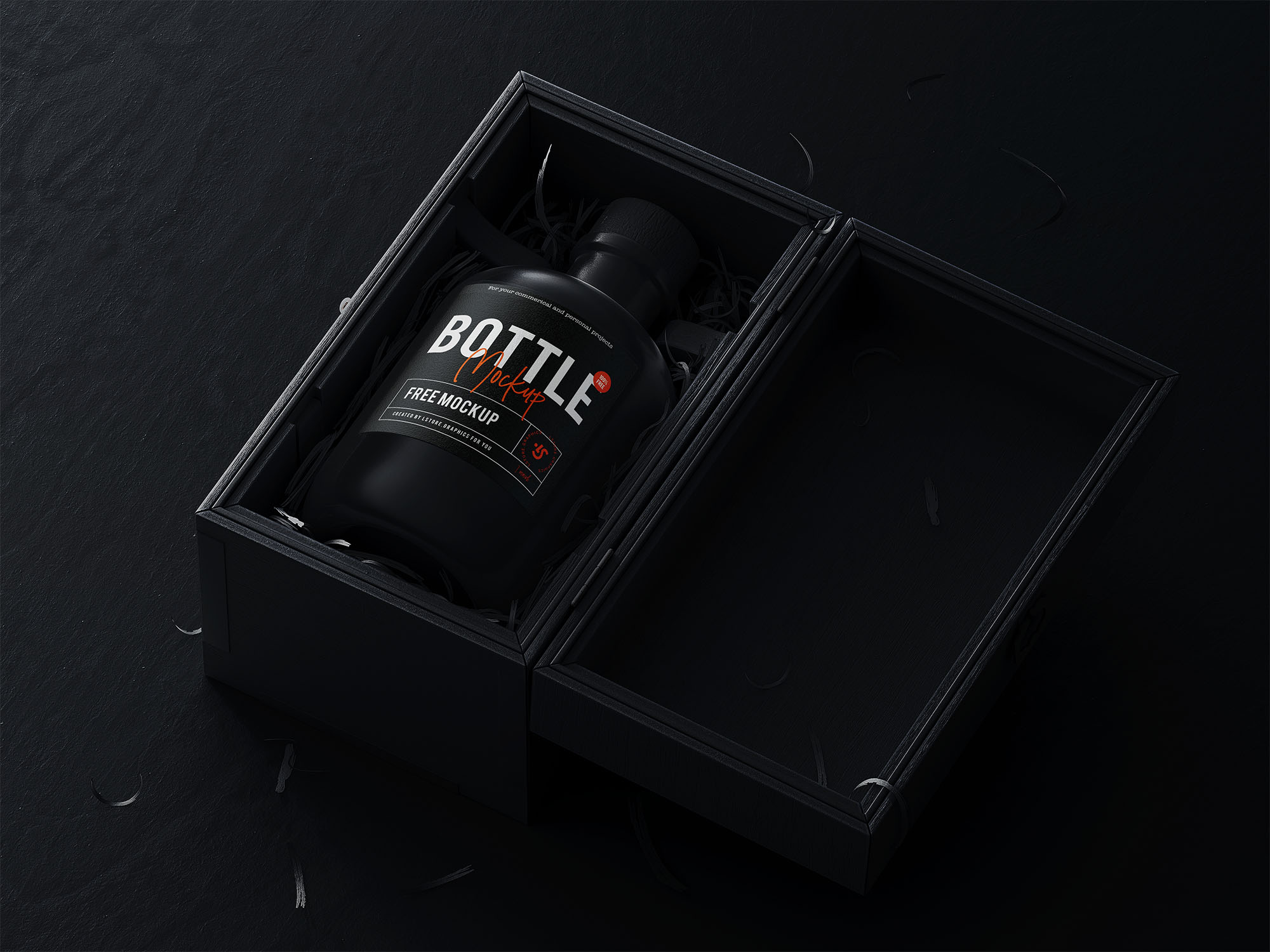 化妆品瓶罐样机模板 Bottle Logo Mockup_img_3