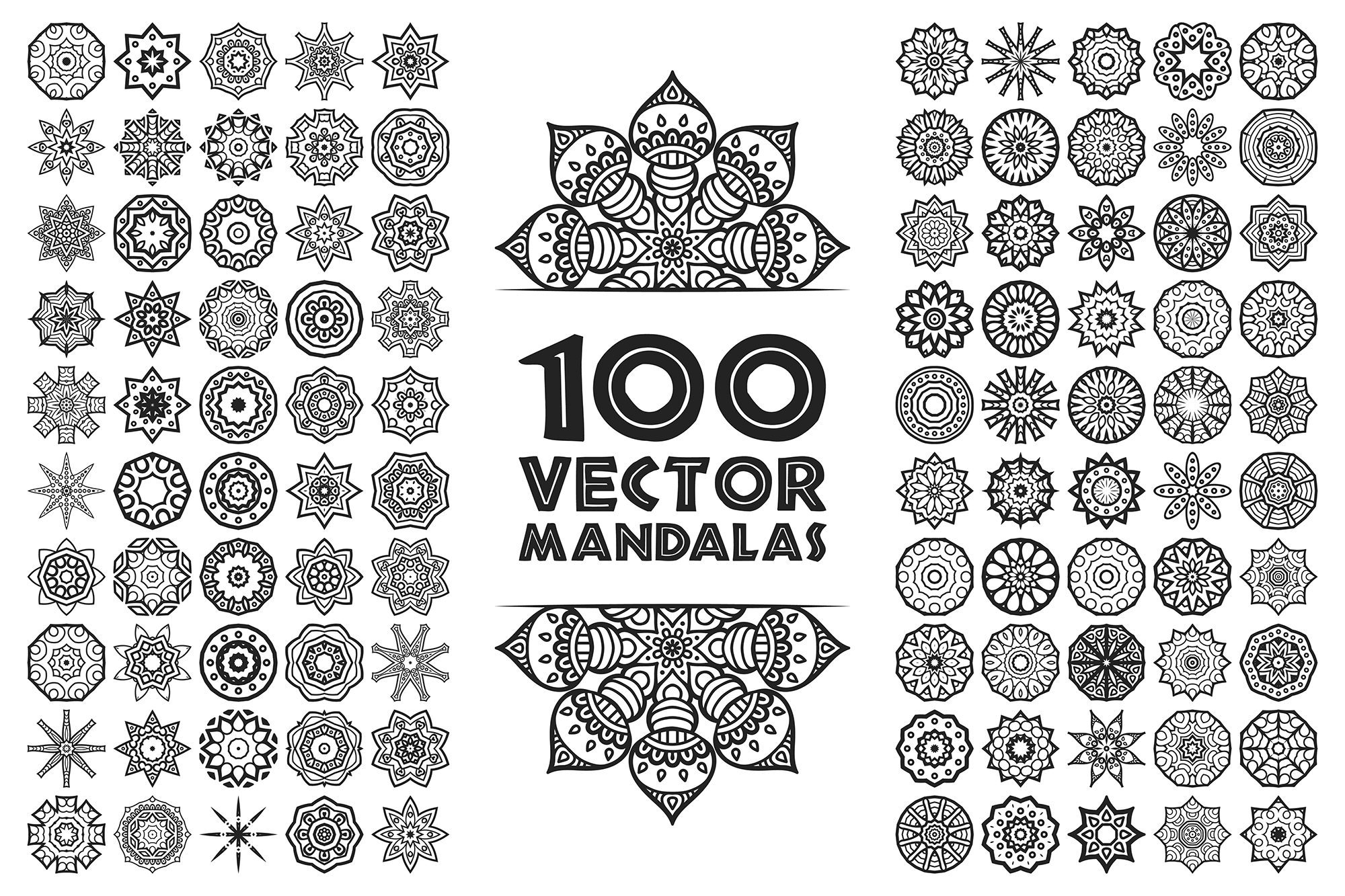 特色曼荼罗图案集 Mandala in ethnic style_img_3