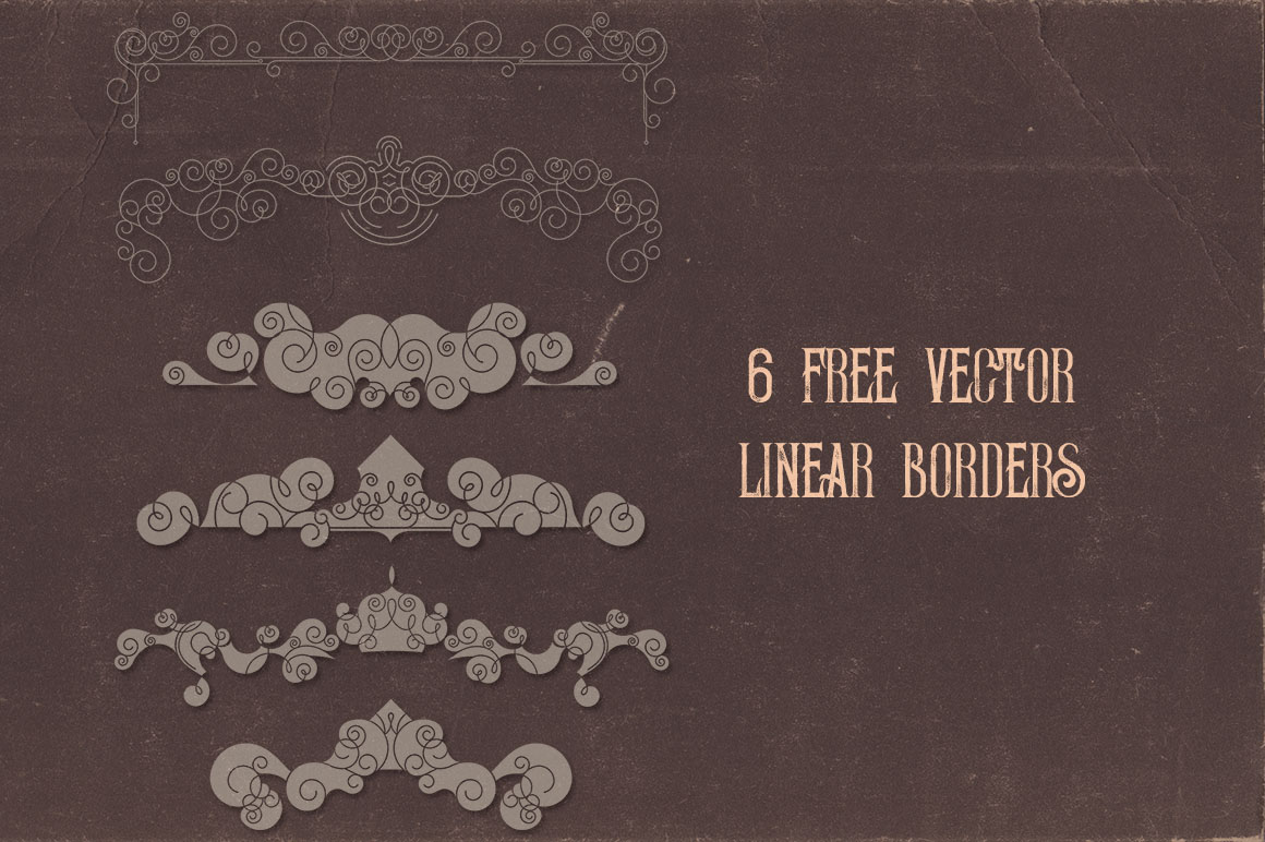 复古元素 Free Vintage Linear Elements_img_3