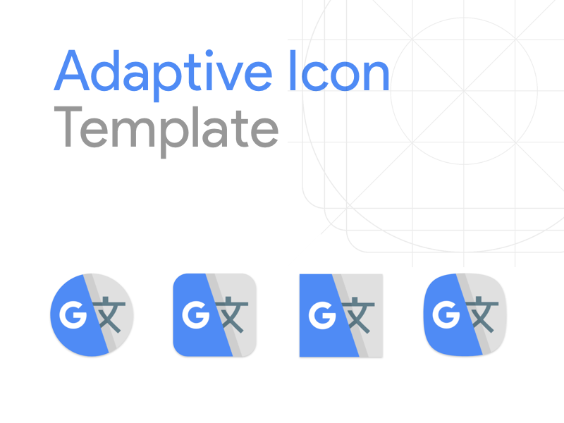 功能强大的自适应图标Sketch模板 Adaptive Icon Template Sketch Freebie_img_3