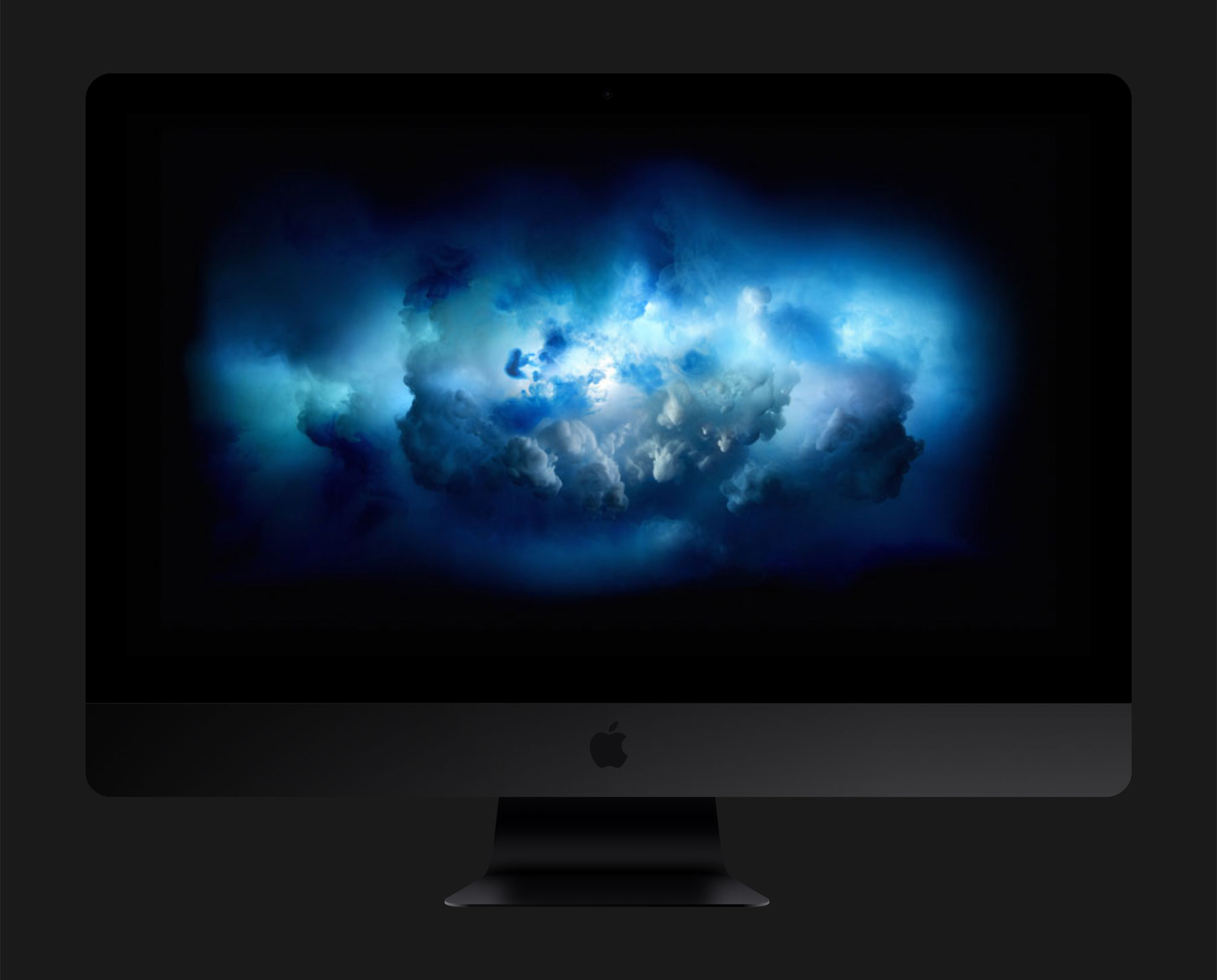 全新的iMac Pro 黑色 展示模型(Mockup)下载[For sketch]_img_3