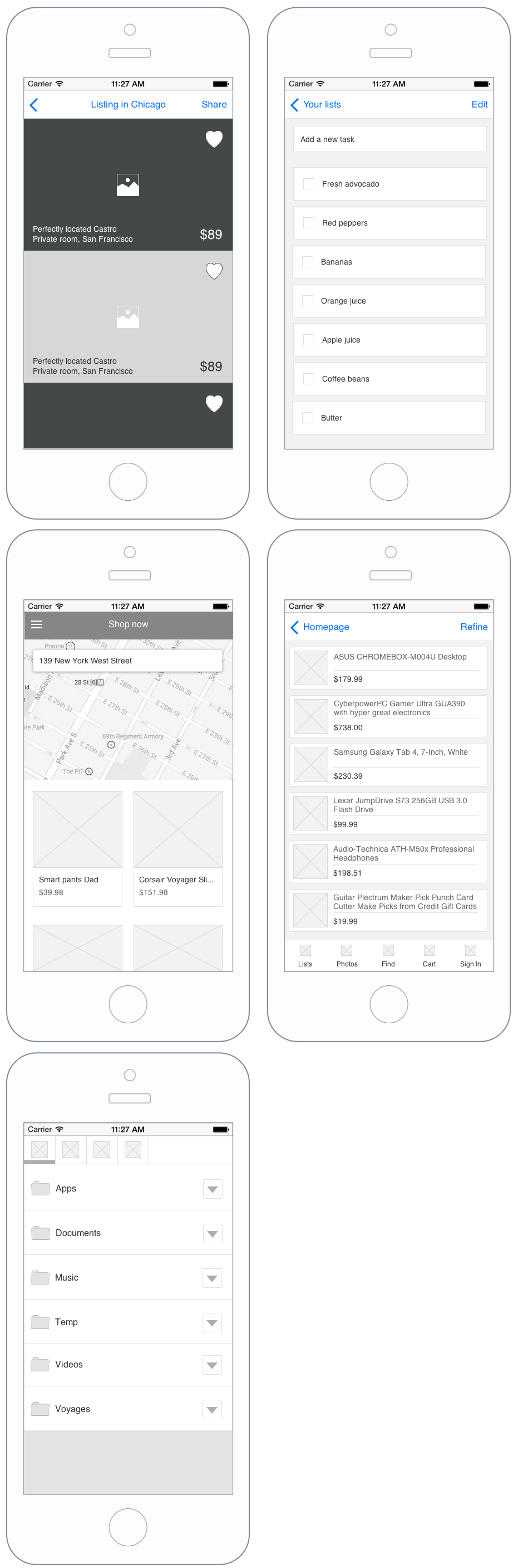 Totalwireframe 原型素材系列之 iPhone Apps Library [for Axure]_img_5