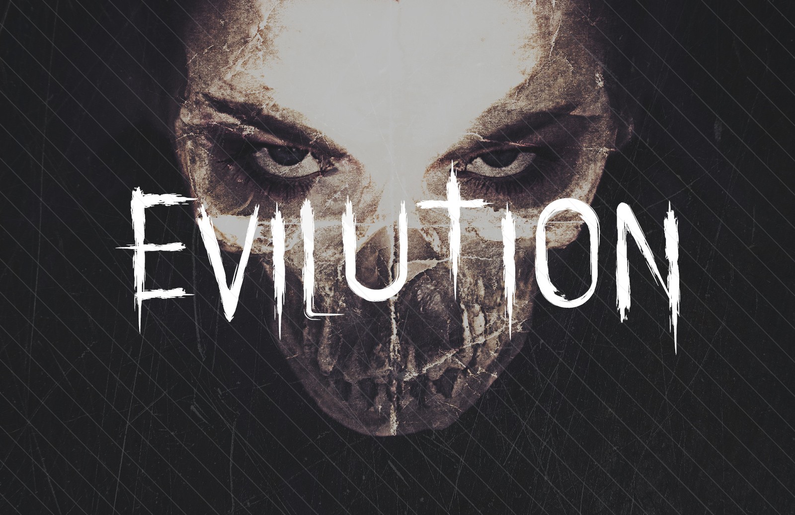 恐怖风格涂鸦免费英文字体 Evilution – Horror Typeface_img_3