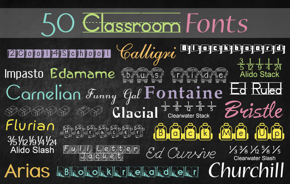 超级字体包：4000款字体集合 Summitsoft Creative Fonts 4000_img_3