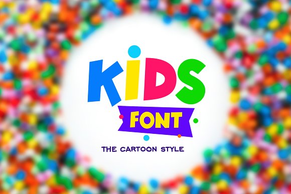 可爱童真主题字体 Kids Font_img_3