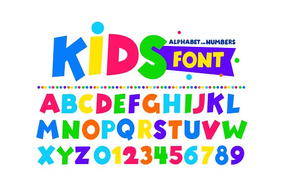 可爱童真主题字体 Kids Font_img_3