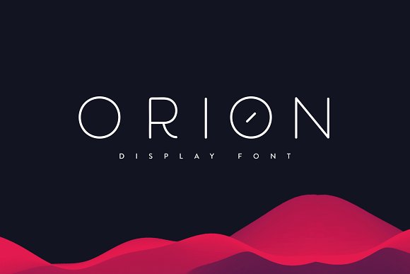 一款可爱的display font – Orion_img_5