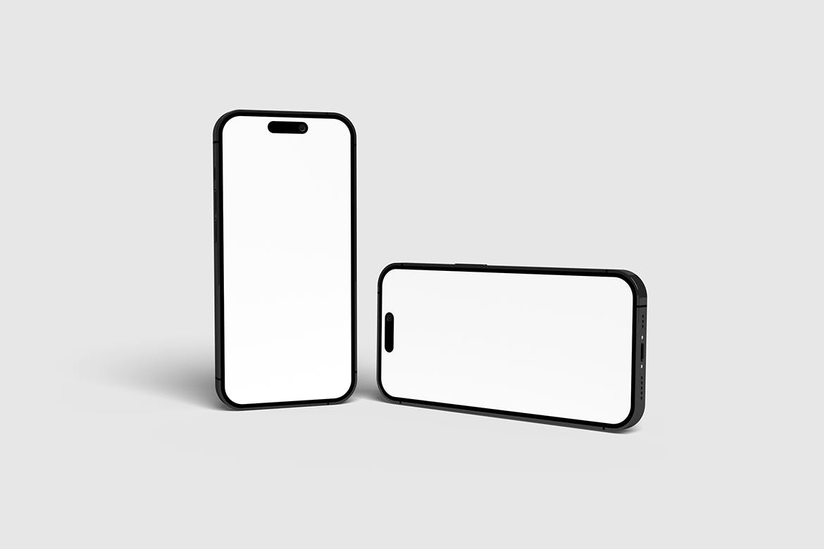 iPhone灵动岛屏幕手机样机模板 Android Phone Mockup_img_1