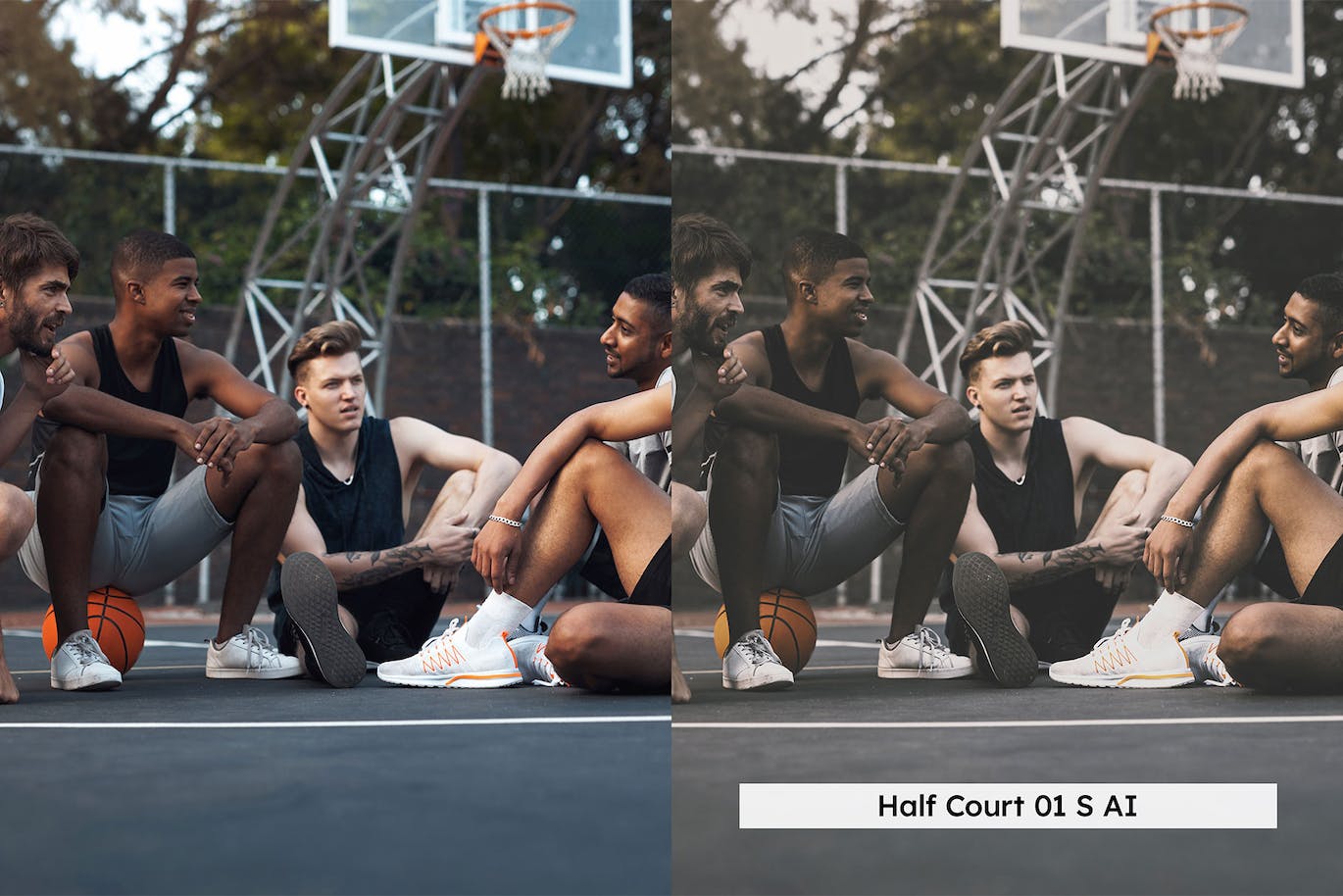 20款户外运动篮球运动比赛LR预设和LUT预设 20 Basketball Lightorom Presets and LUTs_img_1