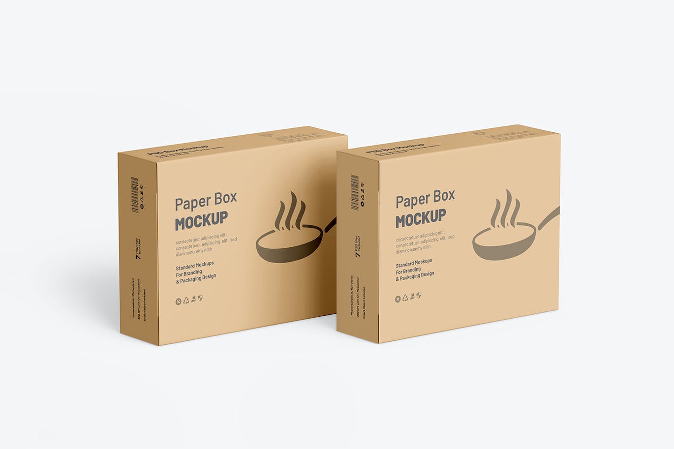 精致煎锅盒包装设计样机 Fry Pan Box Packaging Mockup_CIdKkJ