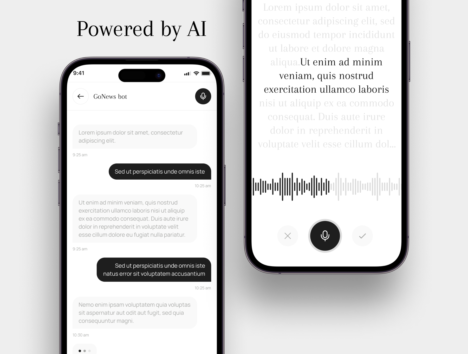 60+屏 AI驱动实时新闻社会新闻博客新闻移动应用UI套件  Gonews UI Kit: The Future of AI-Powered News Apps_img_1