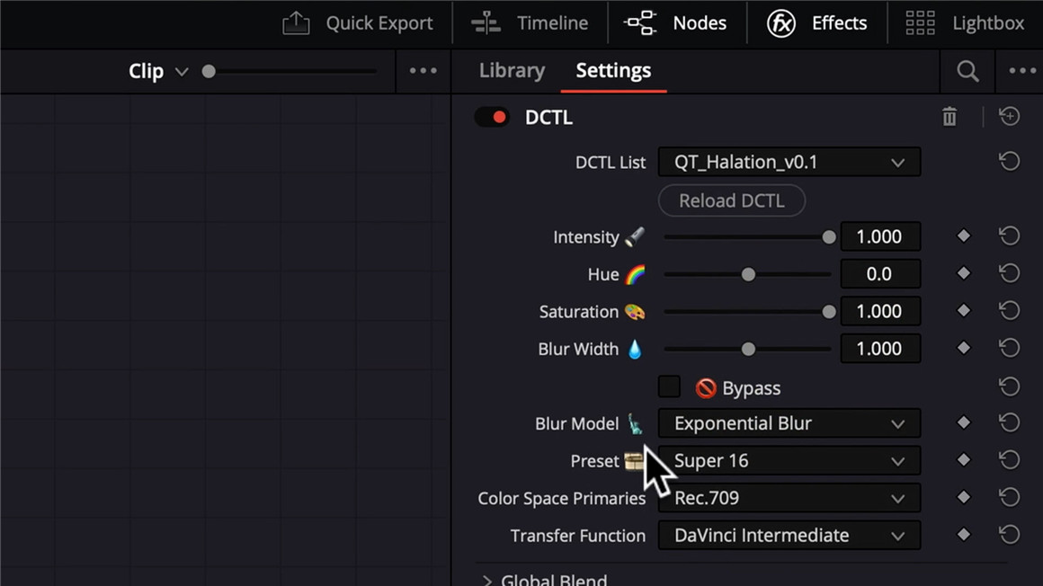 达芬奇插件 Qazi’s Toolkit – Halation 专业级复古Netflix胶片光晕仿真插件_img_1