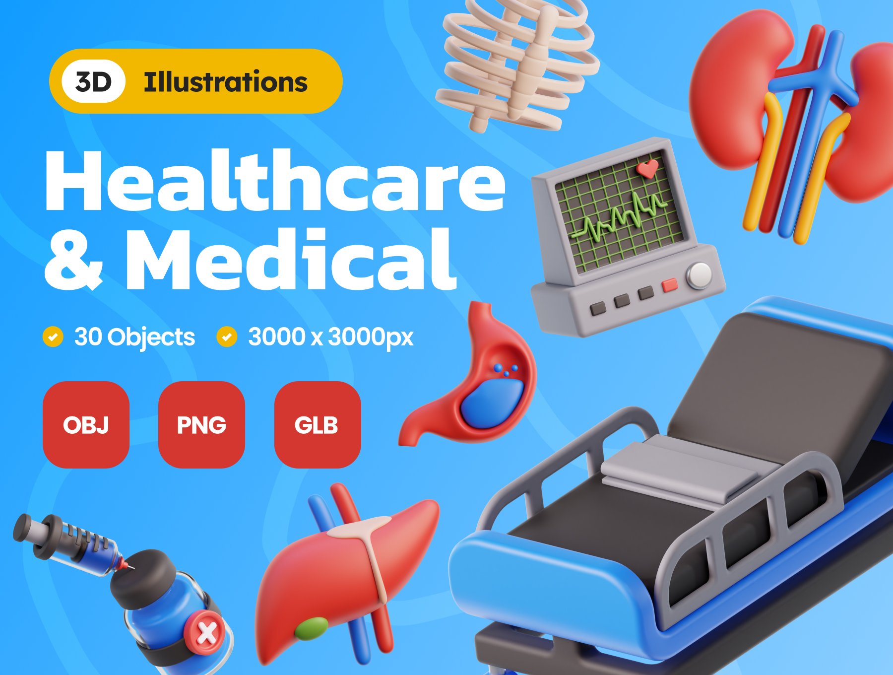 3D Healthcare and Medical Illustrations_img_1