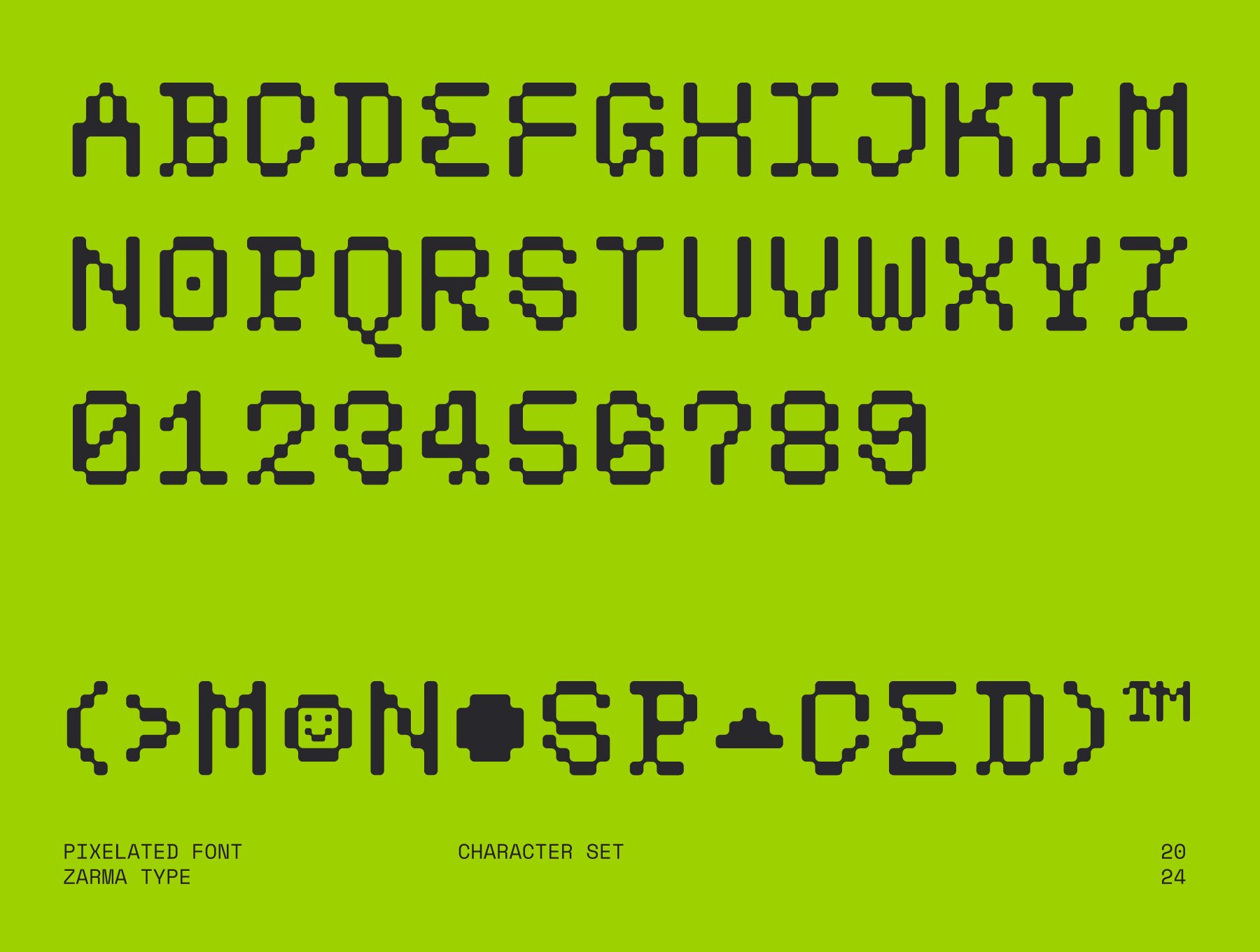 现代像素风颗粒感多语言字体  Psygen – Modern Pixel Font_2tC2Rq