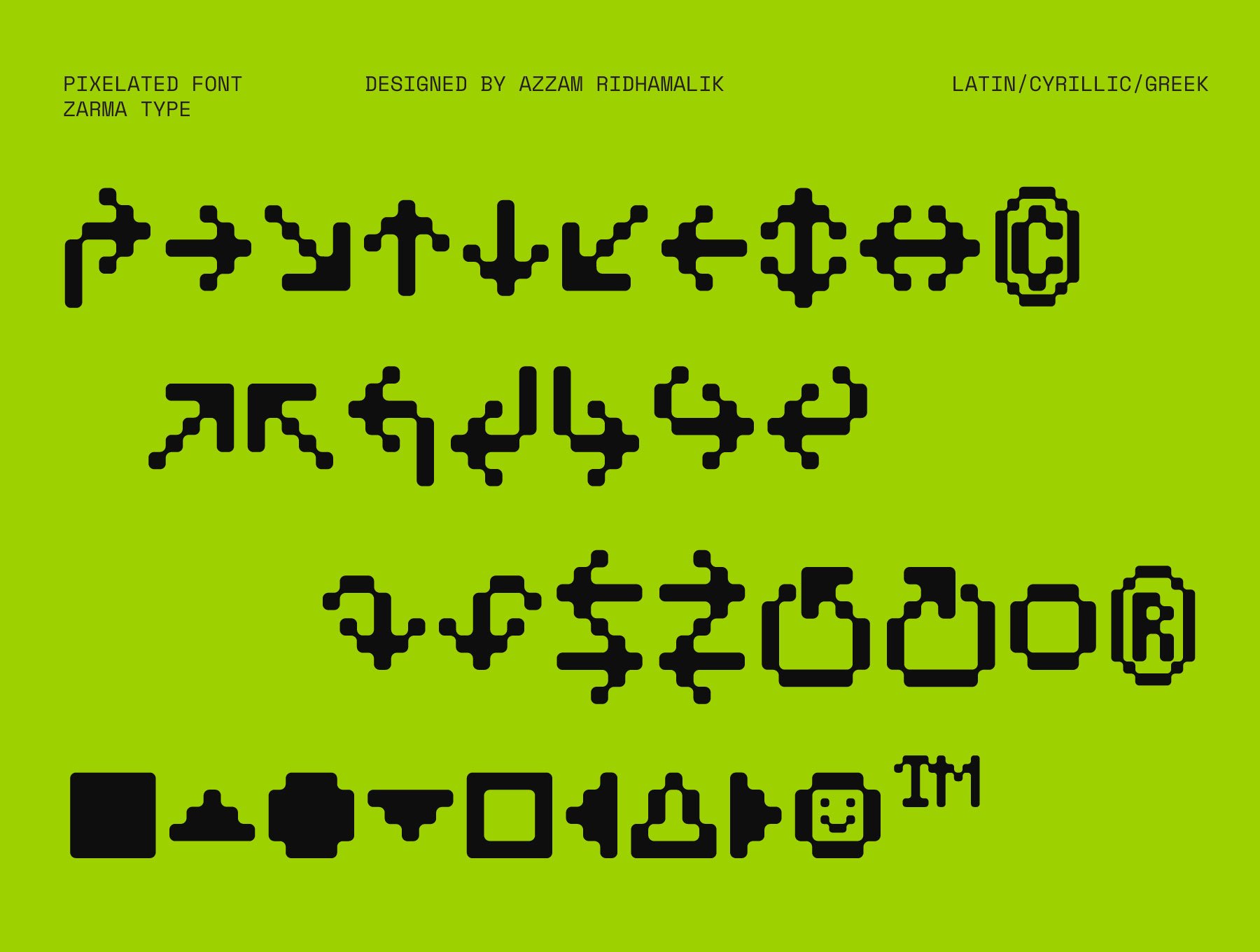 现代像素风颗粒感多语言字体  Psygen – Modern Pixel Font_Xlkp2q