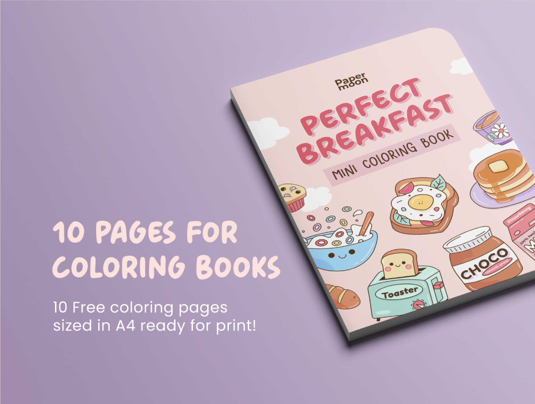 10款可爱卡通趣味早餐牛奶咖啡面包矢量插图素材 Perfect Breakfast Illustrations Set_ockDdG